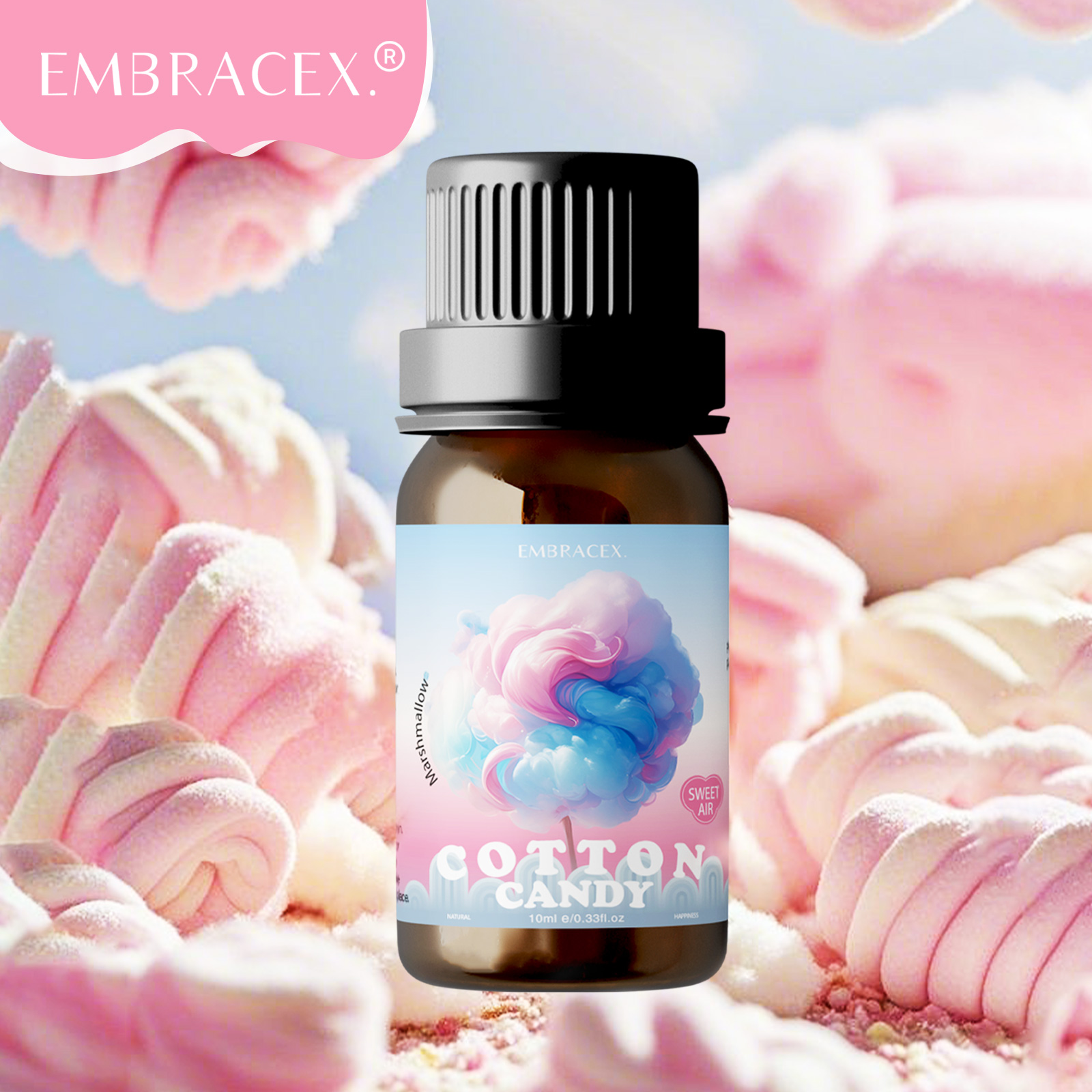 Candle Making Scents - 10ml Marshmallow/Pamuk Şeker Esans Yağları Tatlı