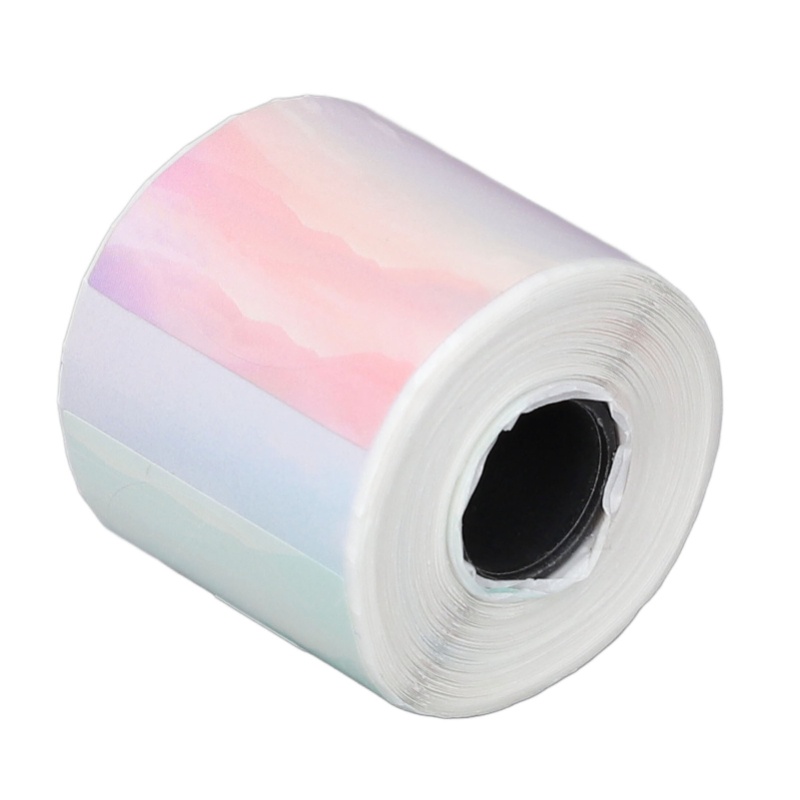 Label Sticker Round - Yuvarlak Termal Etiket 30x30mm Taşınabilir Kendinden