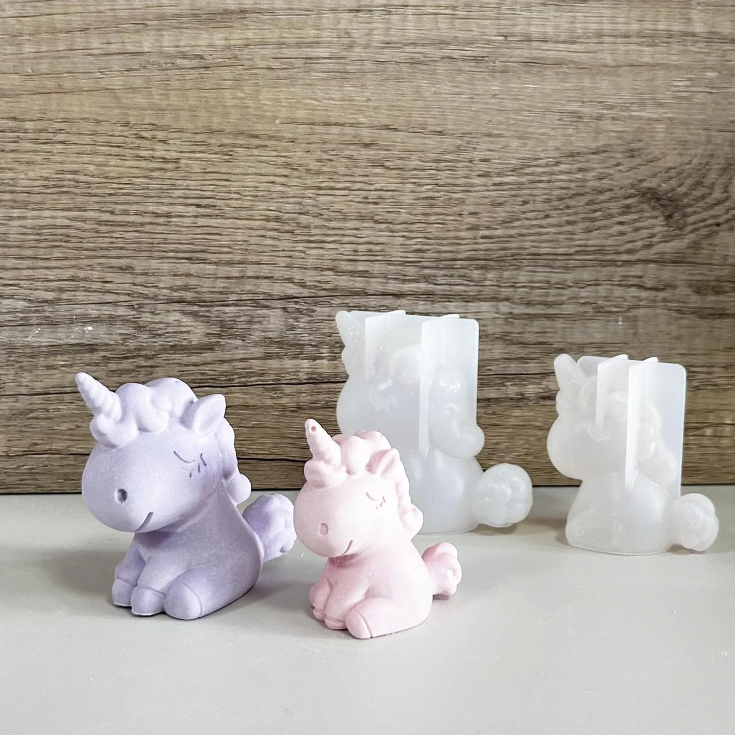 Candle Making Tutorial - 3D Geometrik Silikon Unicorn Kedi Geyik