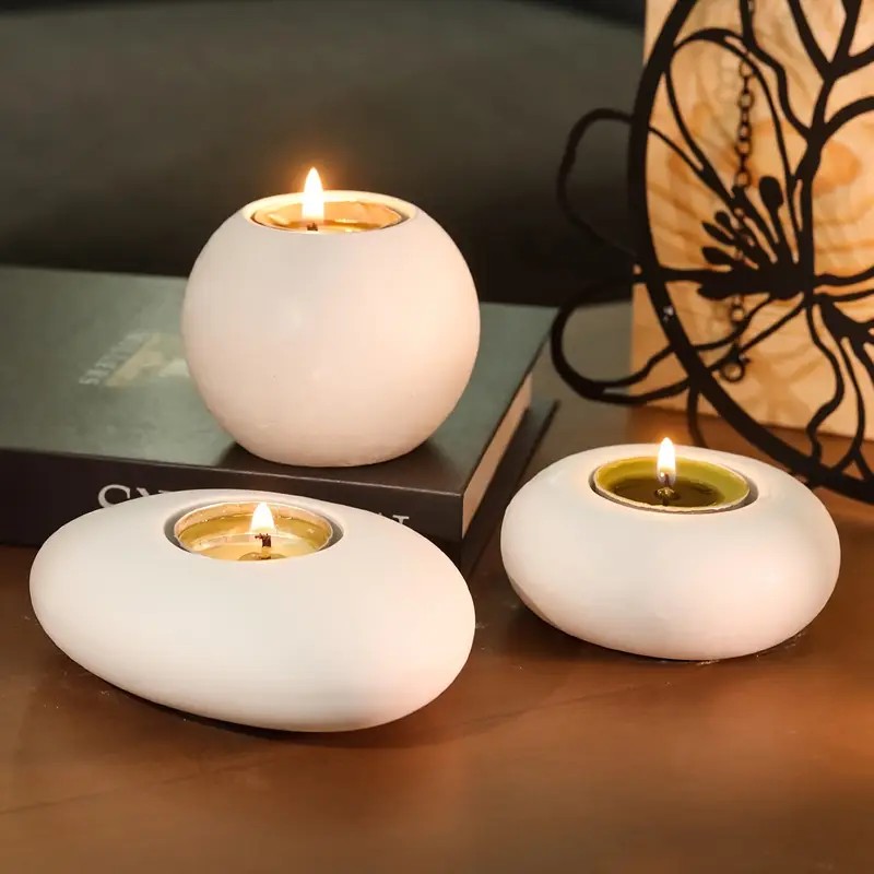 Candle Making Tutorial - Tealight Mumluk Reçine Silikon Kalıp, Kristal
