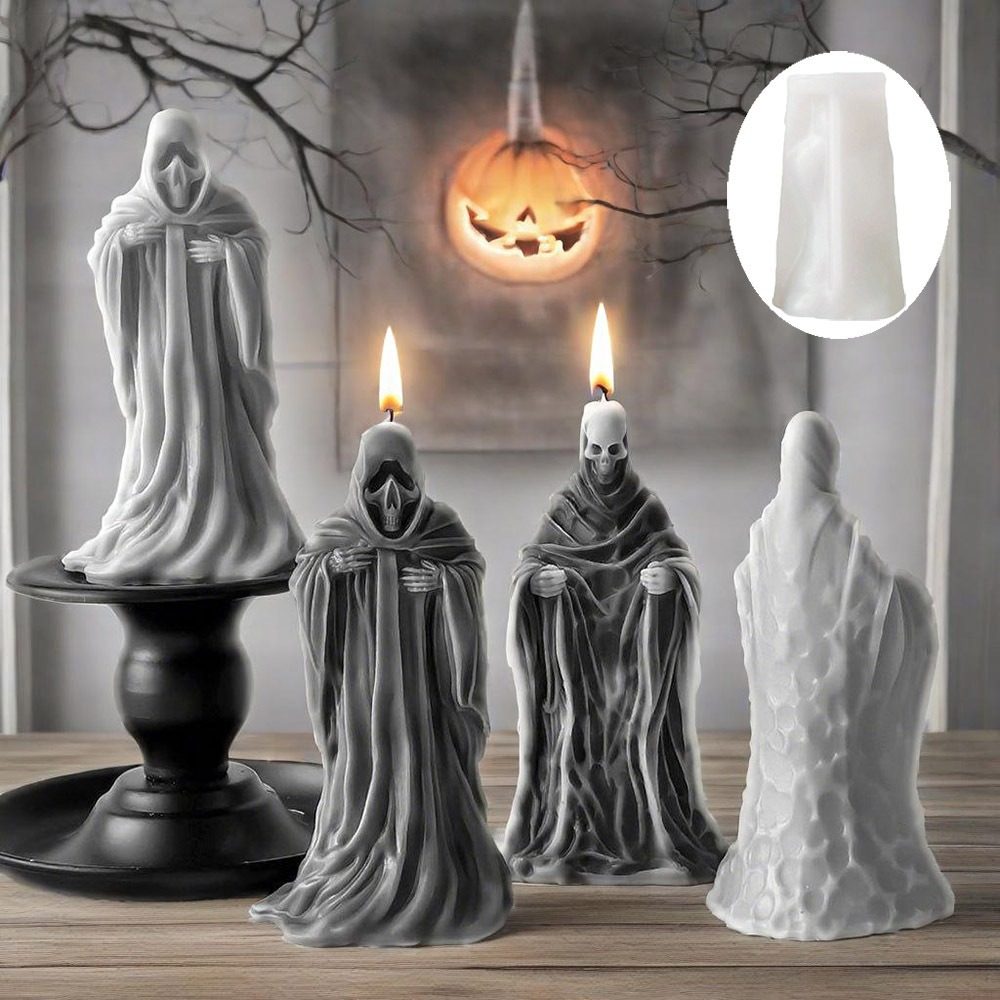 Candle Making Tips - 3D İskelet Kokulu Mum Silikon Kalıp