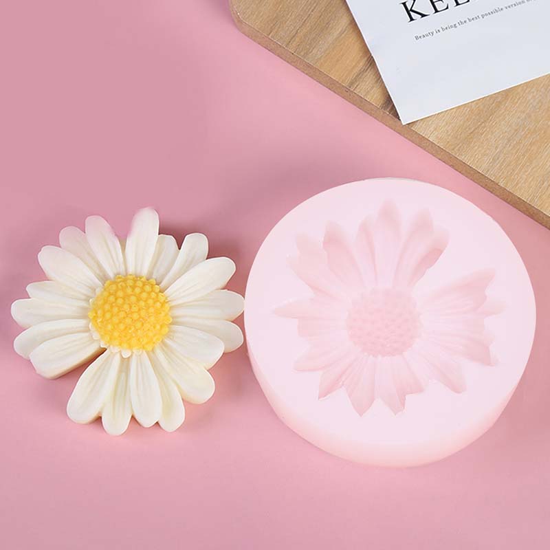 Candle Making Tips - DIY Mum silikon kalıp Papatya Papatya