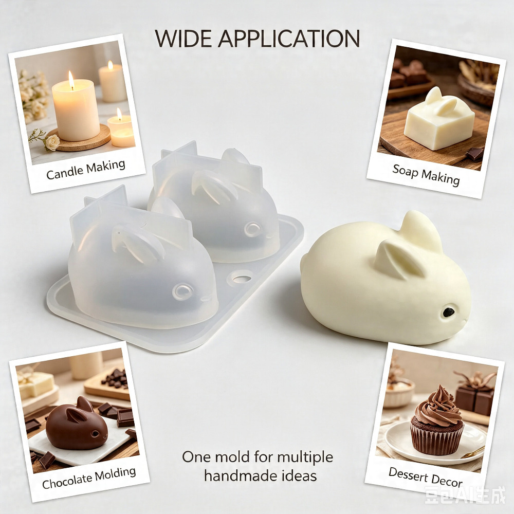 3D Mini Tavşan silikon kalıp G - Candle Making Tutorial incelemesi ve fiyatı