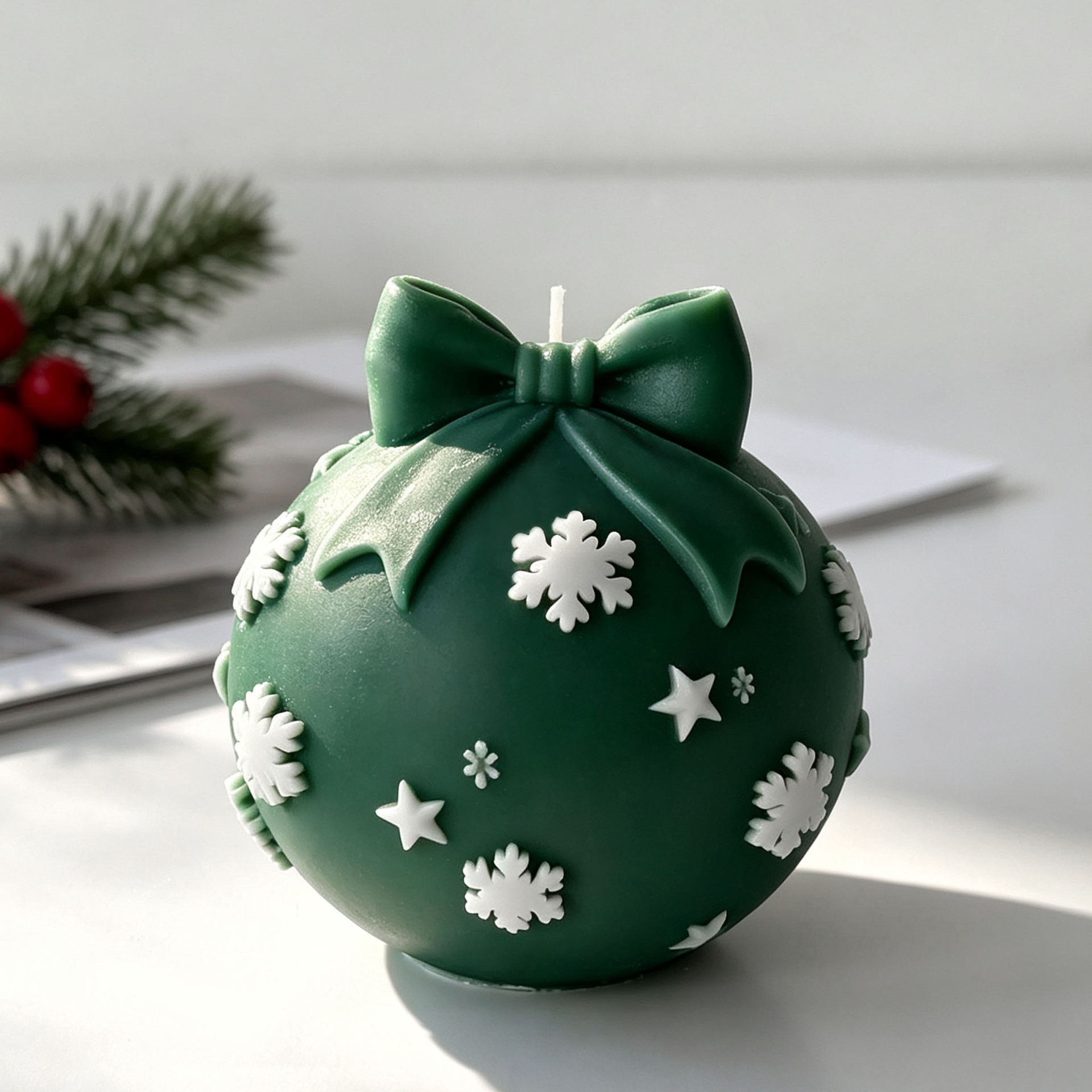 DIY Papyon Noel Topu silikon k - Candle Making Activity incelemesi ve fiyatı