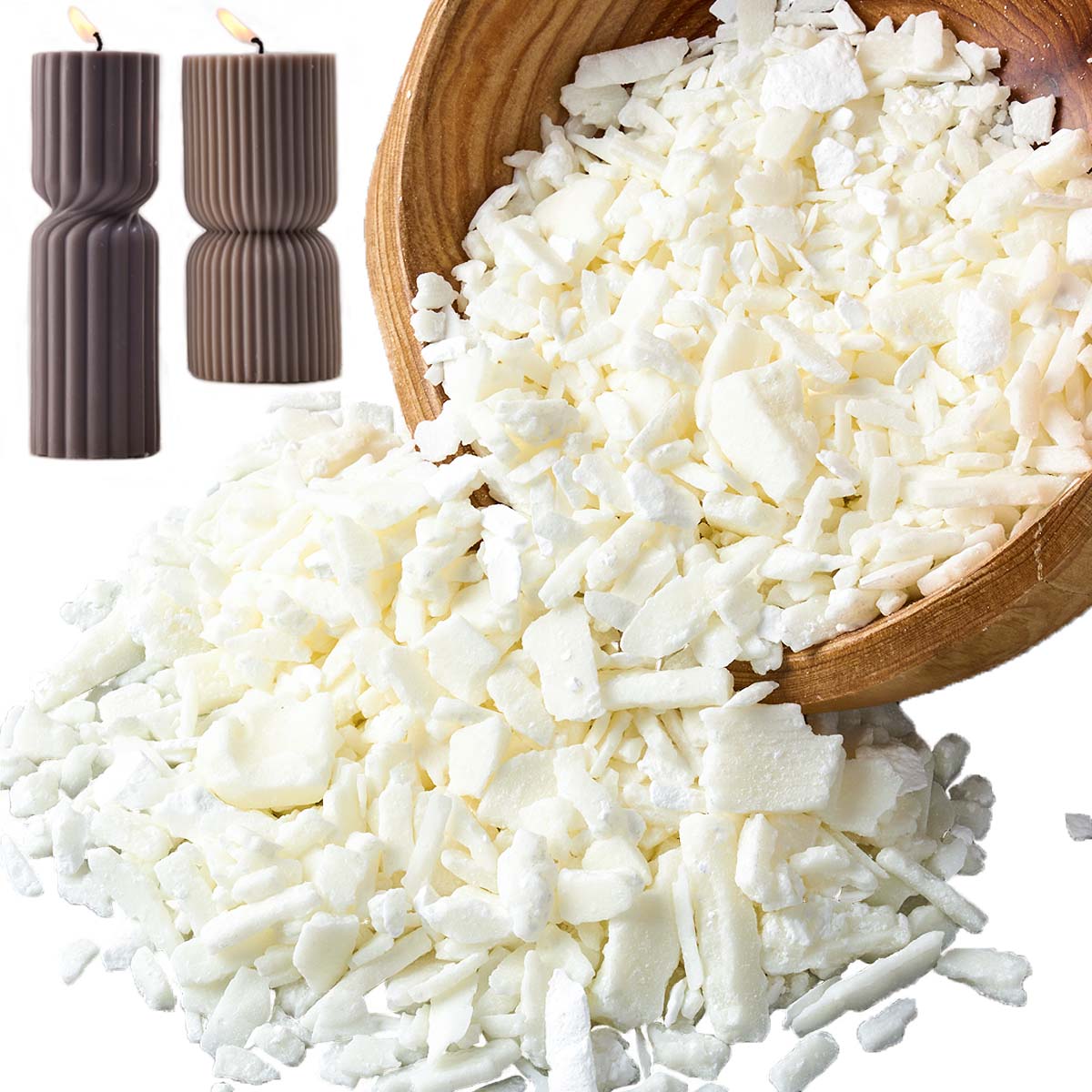 1 Pound Saf Beyaz Soya Balmumu - Candle Making Tips incelemesi ve fiyatı
