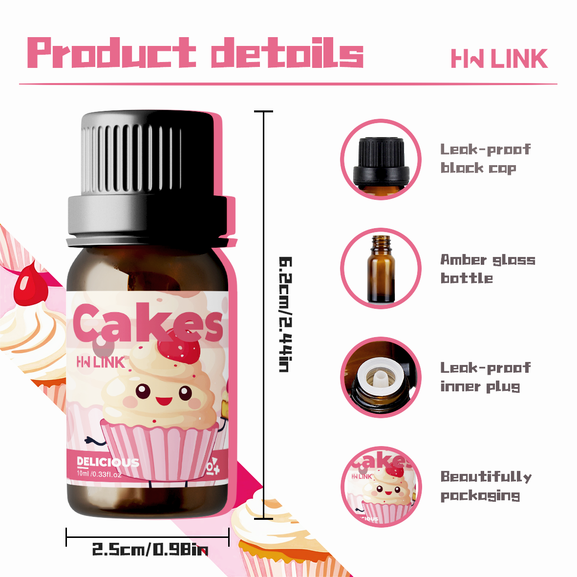 10ml Kek Kokulu Yağlar Mum Yap - Candle Making Scents incelemesi ve fiyatı