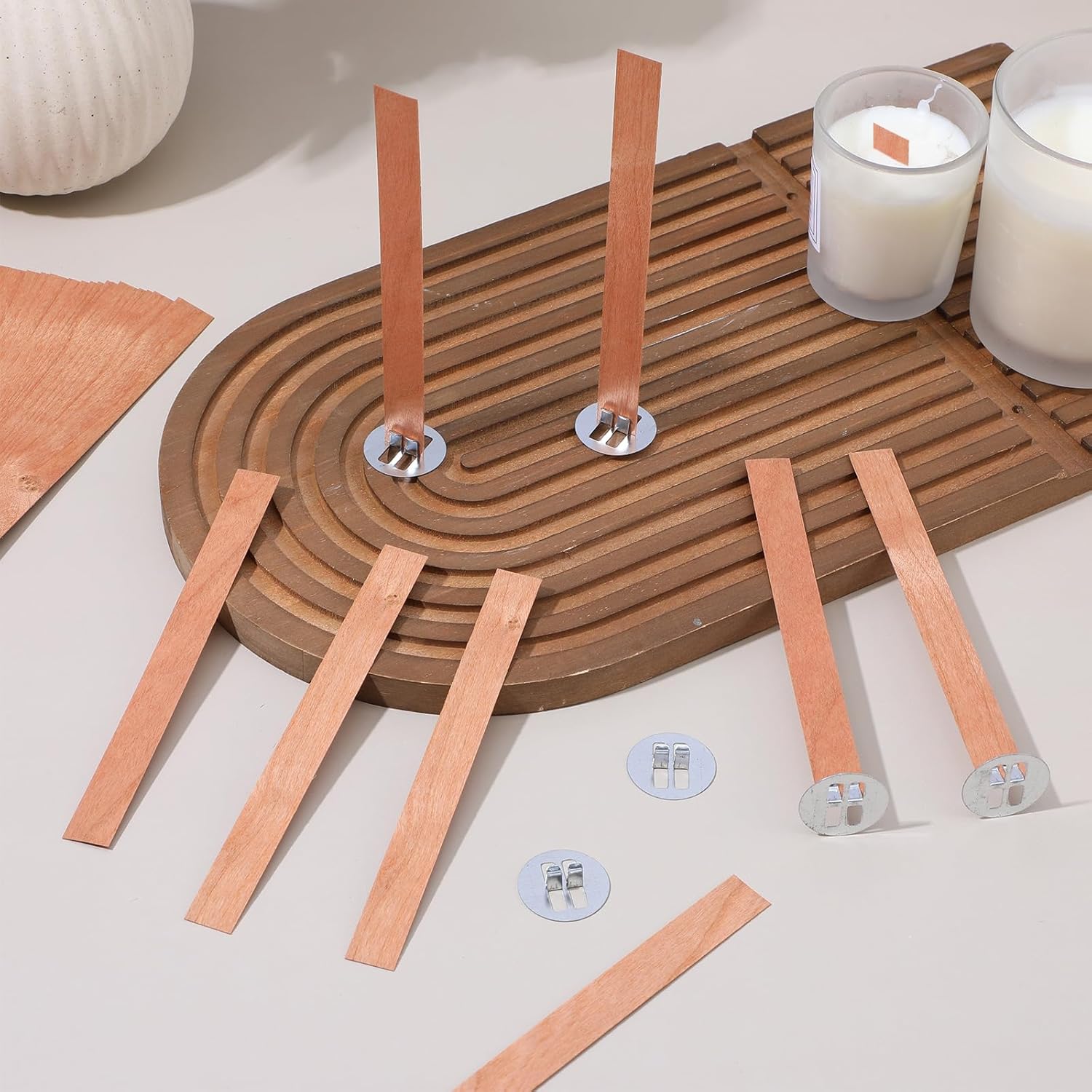 60 adet ahşap fitiller mum yap - Candle Making Tips incelemesi ve fiyatı