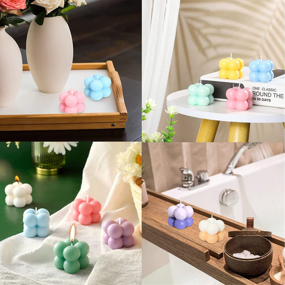 3D Kabarcık Küp Silikon Mum Ka - Candle Making Activity incelemesi ve fiyatı